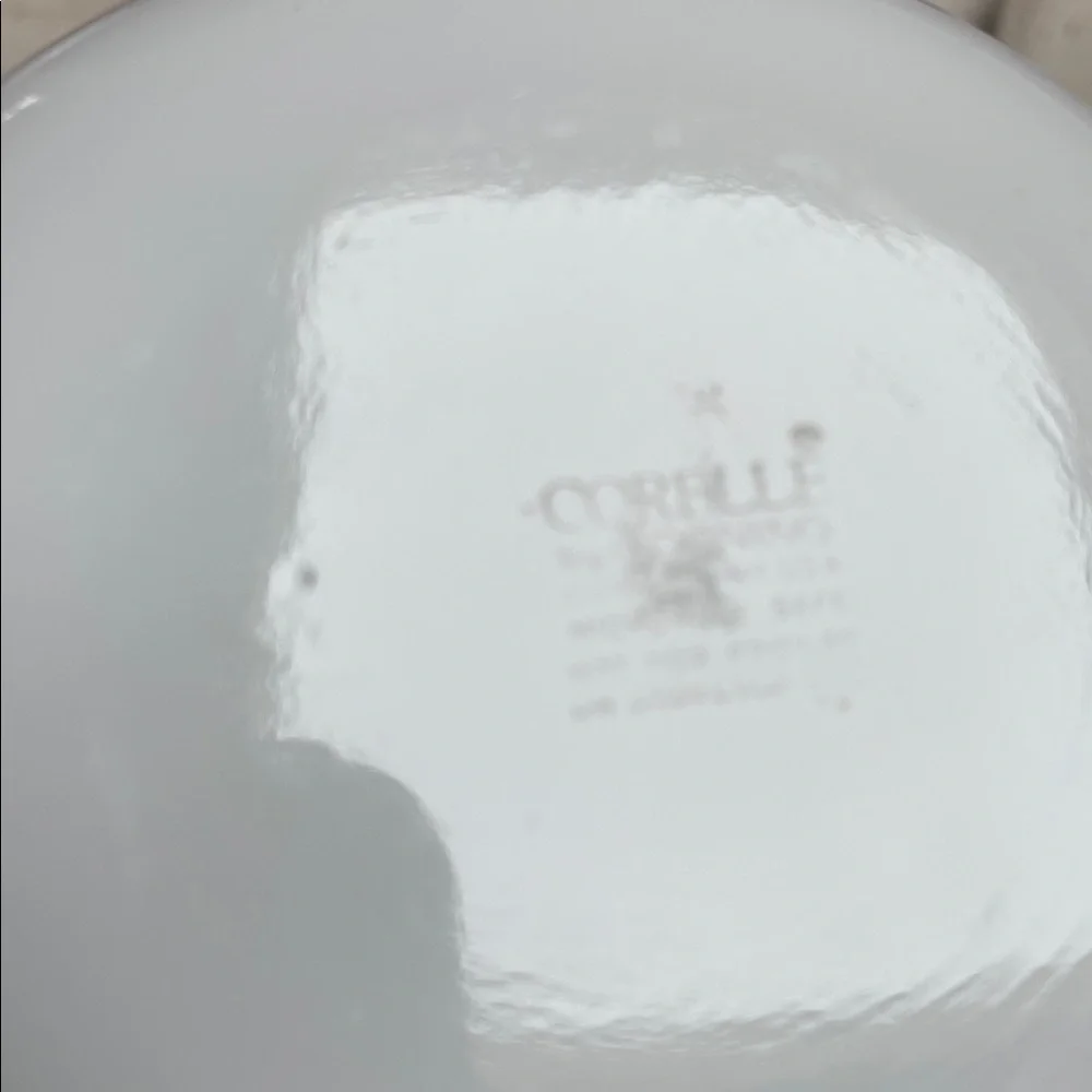4 Corelle by Corning White Frost Cereal bowls microwave safe good condition. - Picture 2 of 8